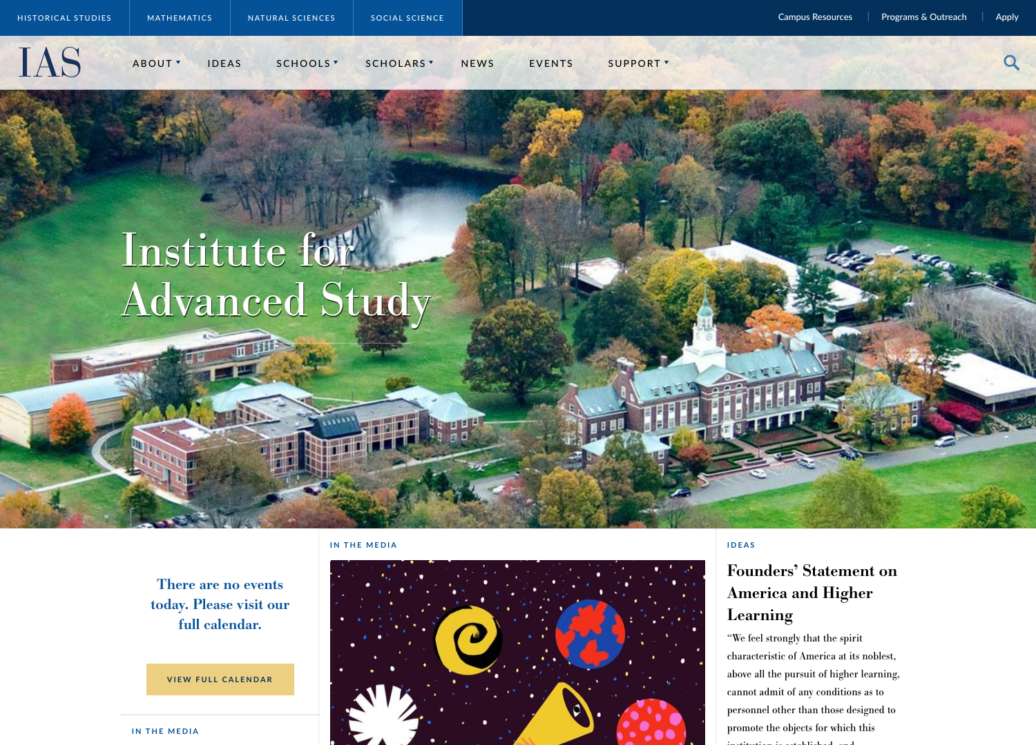 screenshot of the IAS project